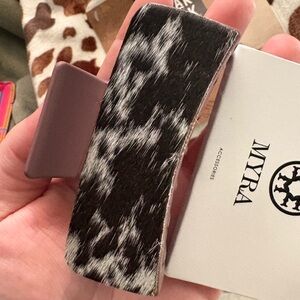 Myra Bag Hair Clip - Brown and Pink